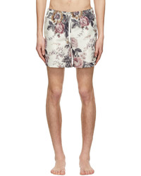 Bather Off White Recycled Polyester Swim Shorts