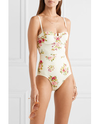 Zimmermann Honour Floral Print Underwired Swimsuit