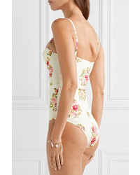 Zimmermann Honour Floral Print Underwired Swimsuit
