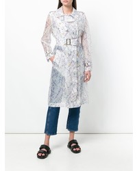 Max Mara Double Breasted Printed Trench Coat