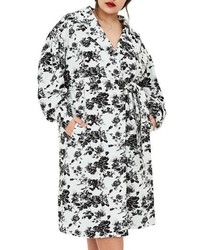 Elvi The Eave Floral Trench Coat