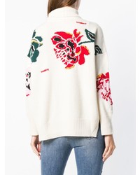 Ermanno Scervino Floral Pattern Knit Sweater
