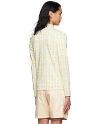 Tanner Fletcher White Floral Lonnie Turtleneck