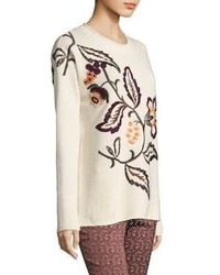 Etro Wool Cashmere Floral Sweater