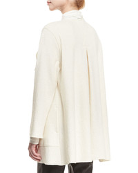 Caroline Rose Paris Plush Topper Jacket Winter White Plus Size
