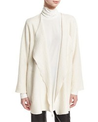 Caroline Rose Paris Plush Topper Jacket Winter White Plus Size