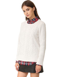 BB Dakota Aries Chenille Cable Sweater