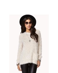 Forever 21 Speckled Fuzzy Sweater