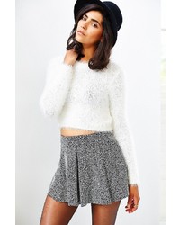 MinkPink Freckles Fuzzy Cropped Sweater