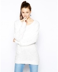 Katsumi Fluffy Sweater White