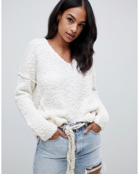 Abercrombie & Fitch Off The Shoulder Fluffy Knit