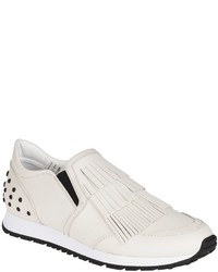 Tod's Fringed Slip On Sneakers
