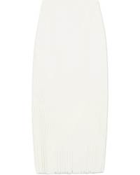 Dion Lee Fringed Cutout Jersey Midi Skirt