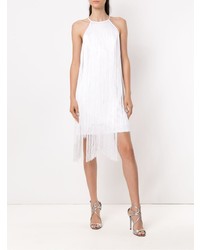 Tufi Duek Shift Dress With Fringed Details