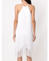 Tufi Duek Shift Dress With Fringed Details