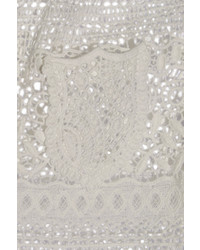 Goen J Fringed Broderie Anglaise Cotton Blouse