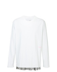 White Fringe Sweatshirt