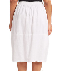 Eileen Fisher Sizes 14 24 Linen Oval Skirt