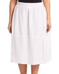 Eileen Fisher Sizes 14 24 Linen Oval Skirt