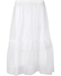 Muveil Sheer Overlay Full Skirt