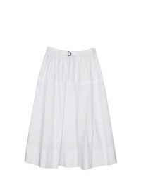 Tibi Ultra Matte Poplin Full Skirt