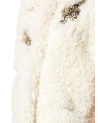 Erdem Anouk Embellished Shearling Coat