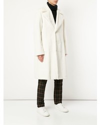 GUILD PRIME Double Breasted Faux Fur Coat