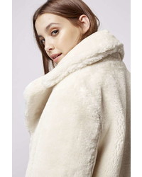 Faux Fur Compact Coat, $170 | Topshop | Lookastic