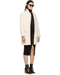 Yves Salomon Meteo By Off White Shearling Coat