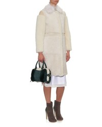 Burberry Prorsum Shearling And Suede Coat
