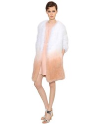 Yves Salomon Gradient Fox Fur Coat