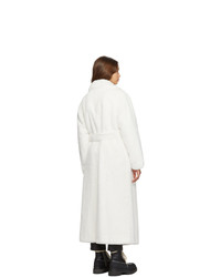 Stand Studio White Long Faustine Coat