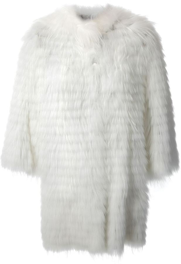 Yves Salomon Classic Coat, $2,114 | farfetch.com | Lookastic
