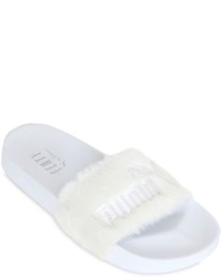 Puma Select Rihanna Fenty Faux Fur Slide Sandals