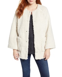 Caslon Fuzzy Fleece Jacket