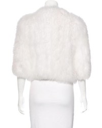 Thomas Wylde Knit Fox Fur Jacket