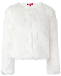 Philanthropy Faux Fur Cropped Jacket
