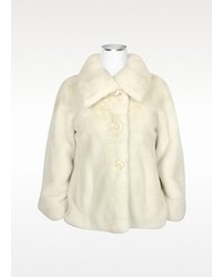 Forzieri Ultimate Luxury Collection Pearl Mink Fur Button Front Jacket