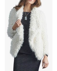 Tart Collections White Faux Fur Jacket