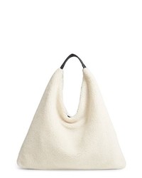 BP. Faux Shearling Triangle Tote
