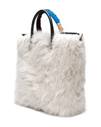 Sacai Furry Tote Bag