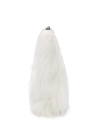 MM6 MAISON MARGIELA White Faux Fur Shopping Tote