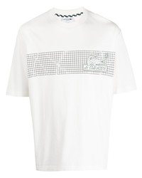 Lacoste Logo Print Cotton T Shirtlogo Print Cotton T Shirt
