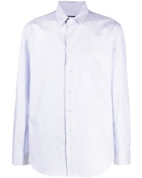 Giorgio Armani Geometric Pattern Cotton Shirt