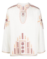 MARANT Ilya Geometric Embroidery Shirt