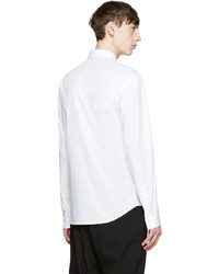 McQ Alexander Ueen White Geometric Print Shirt