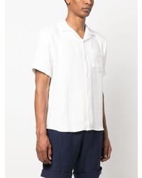 Corridor Geometric Embroidery Short Sleeve Shirt