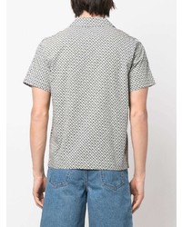 A.P.C. Geometric Print Cotton Shirt