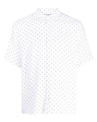 BOSS Geometric Print Lyocell Shirt