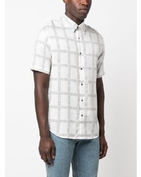 Emporio Armani Logo Print Lyocell Shirt